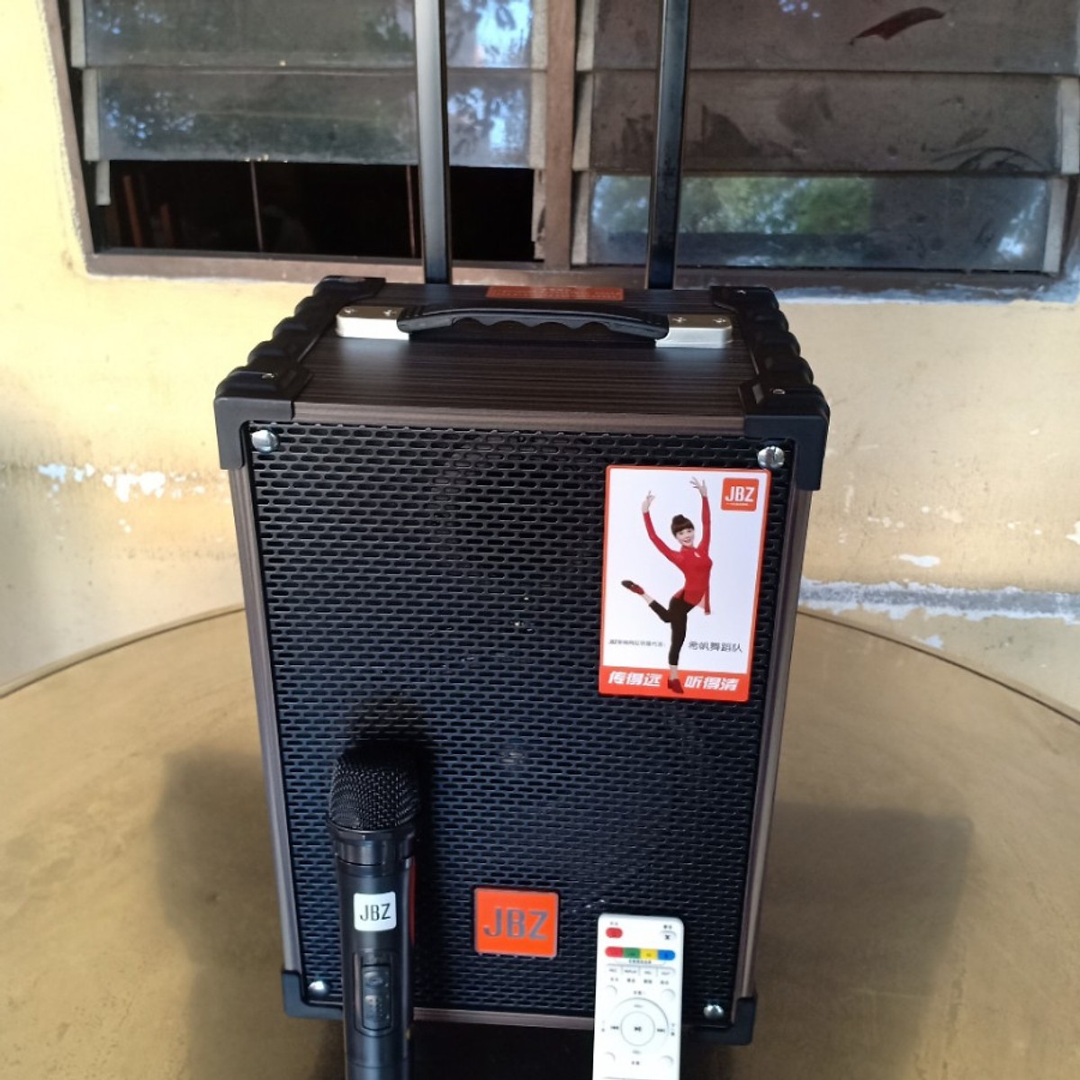 Loa karaoke di động JBZ 106 kèm 1 micro không dây - Hàng nhập khẩu