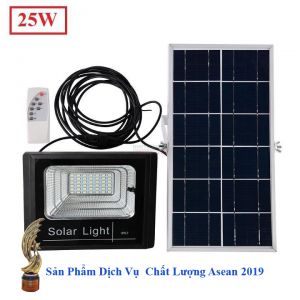 Đèn pha năng lượng mặt trời 25W